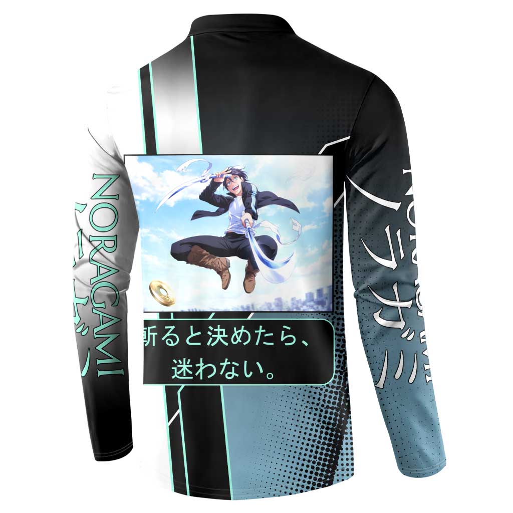 Yato Button Sweatshirt Urban Celestial Anime Style