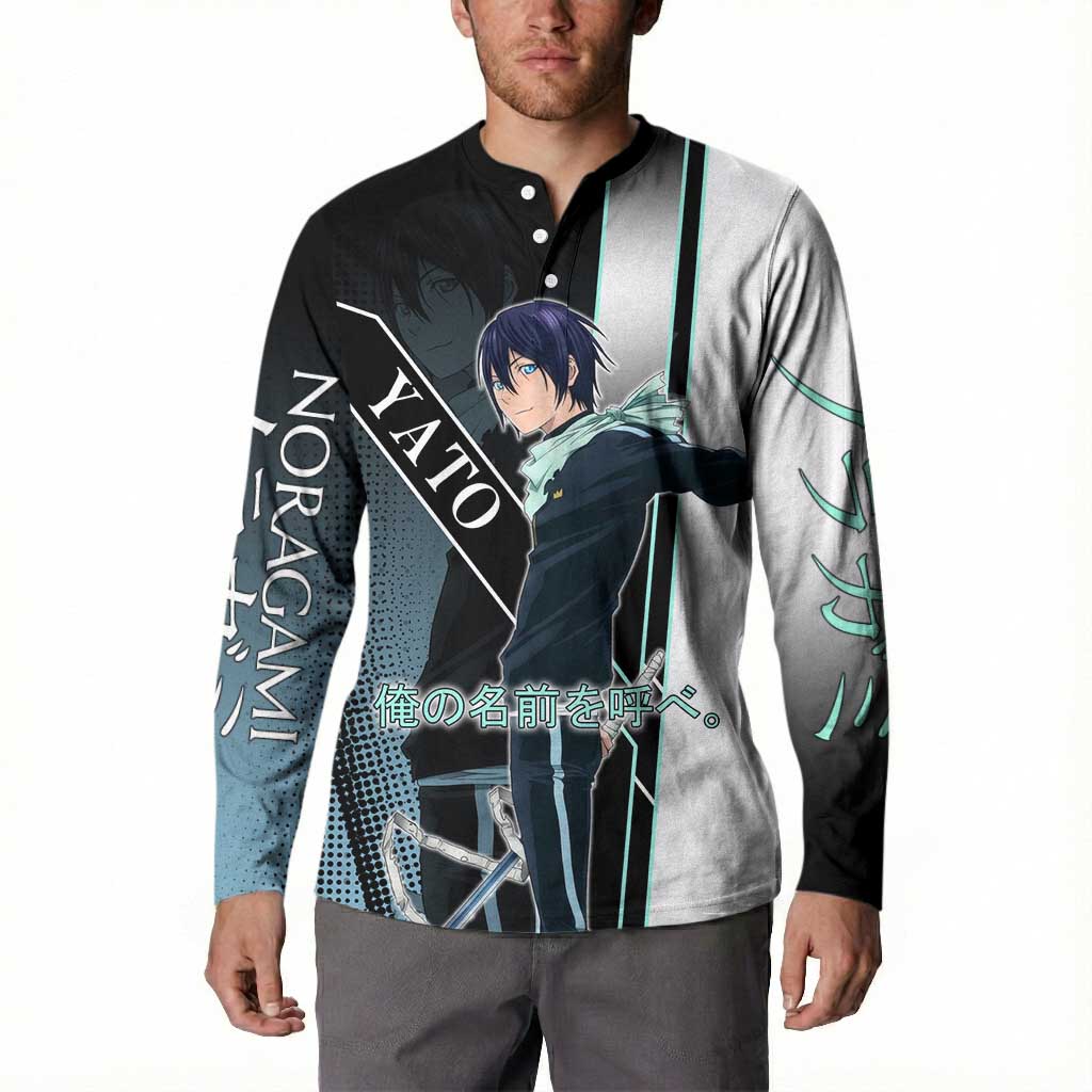 Yato Button Sweatshirt Urban Celestial Anime Style