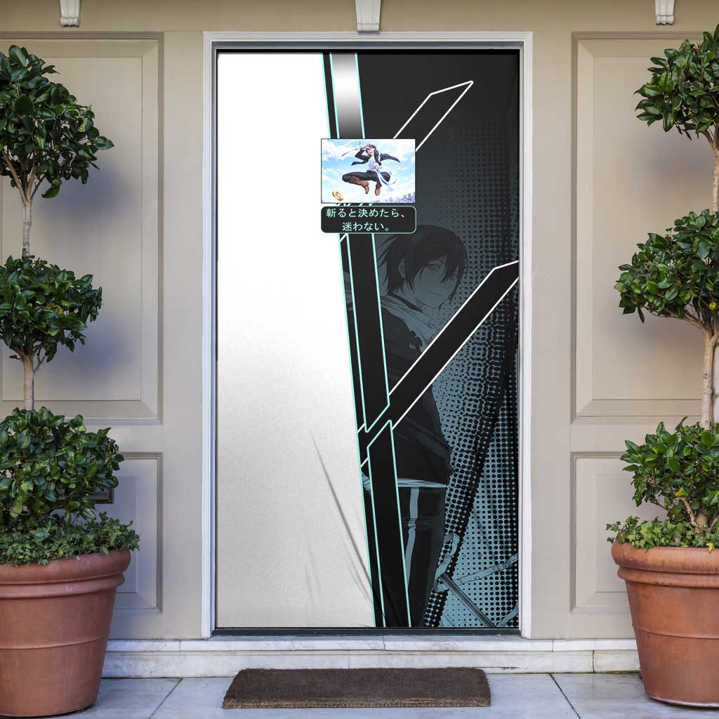 Yato Door Cover Urban Celestial Anime Style