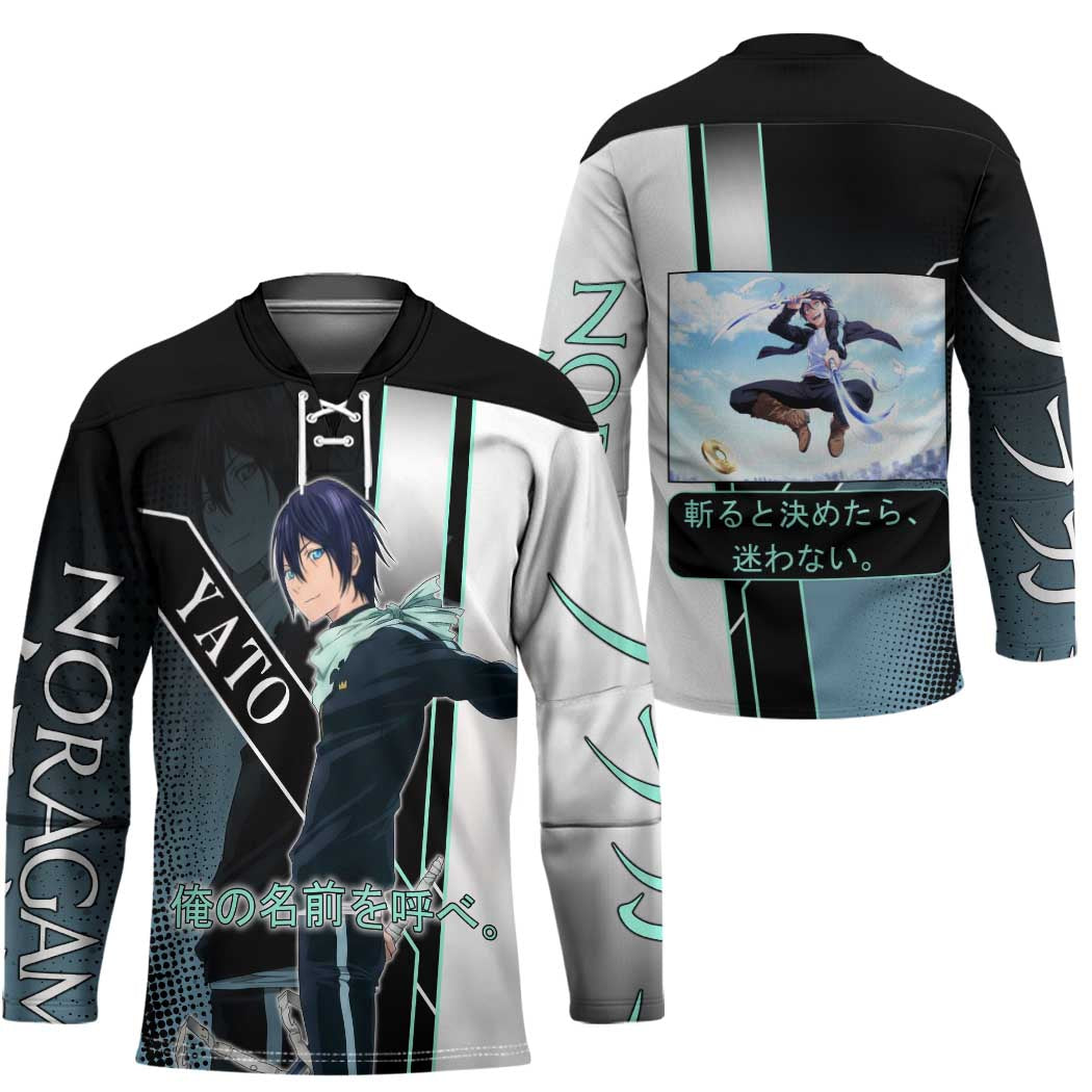 Yato Hockey Jersey Urban Celestial Anime Style
