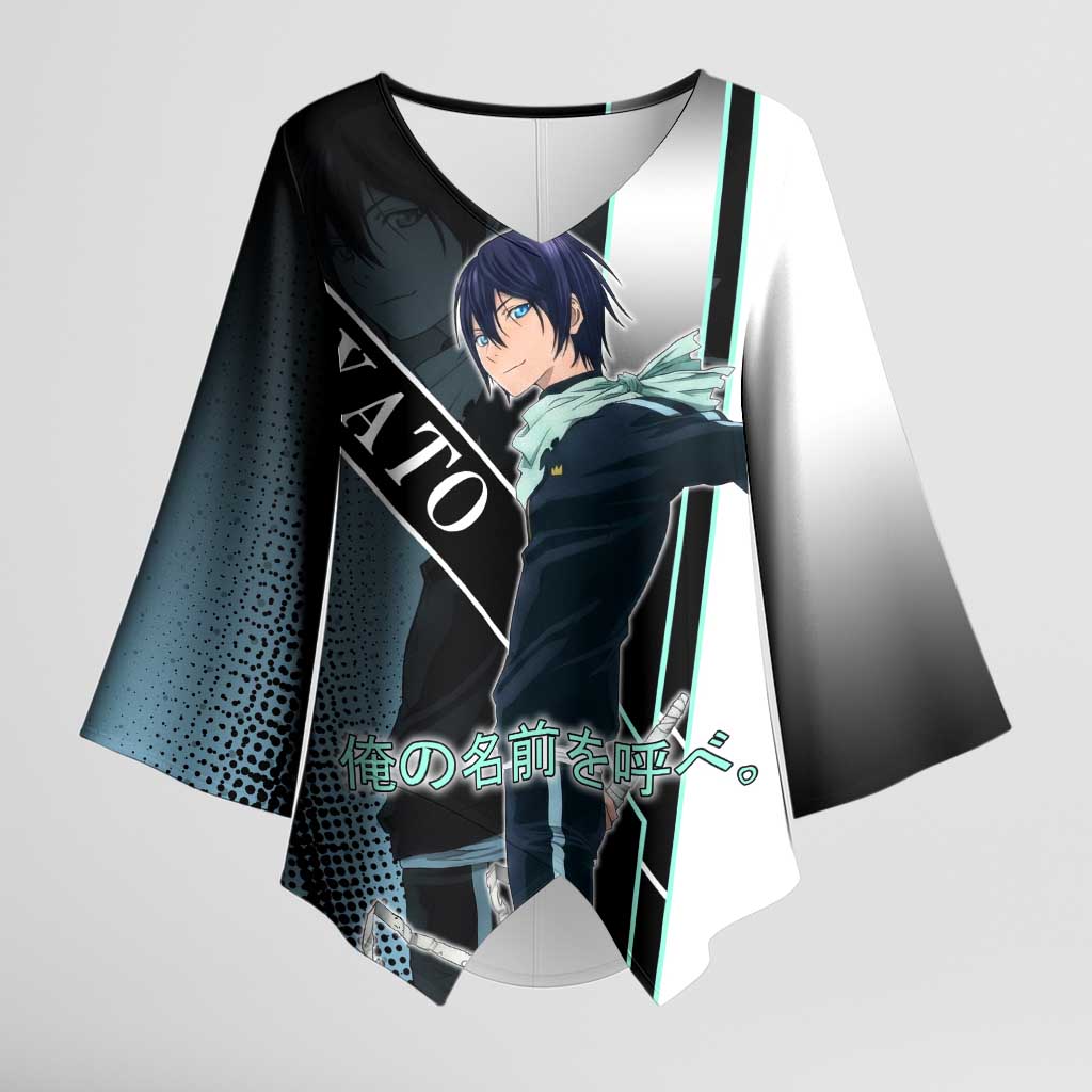 Yato Kimono Sleeve Blouse Urban Celestial Anime Style