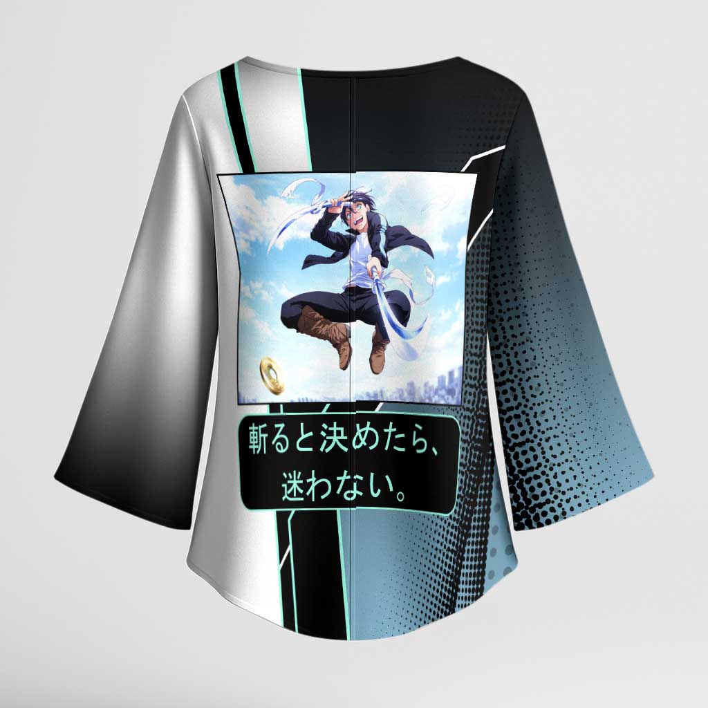Yato Kimono Sleeve Blouse Urban Celestial Anime Style