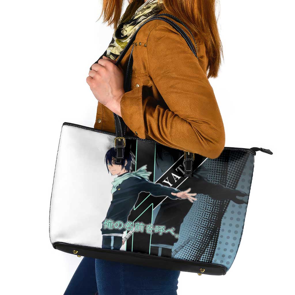 Yato Leather Tote Bag Urban Celestial Anime Style