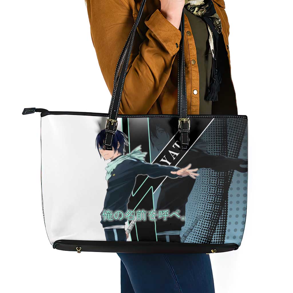 Yato Leather Tote Bag Urban Celestial Anime Style