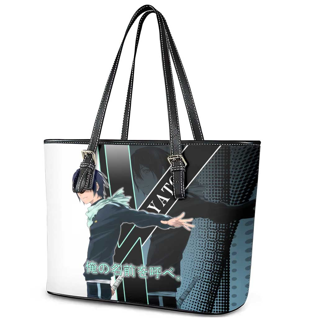 Yato Leather Tote Bag Urban Celestial Anime Style