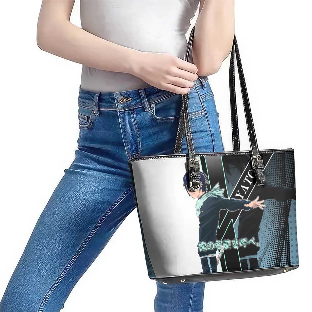 Yato Leather Tote Bag Urban Celestial Anime Style