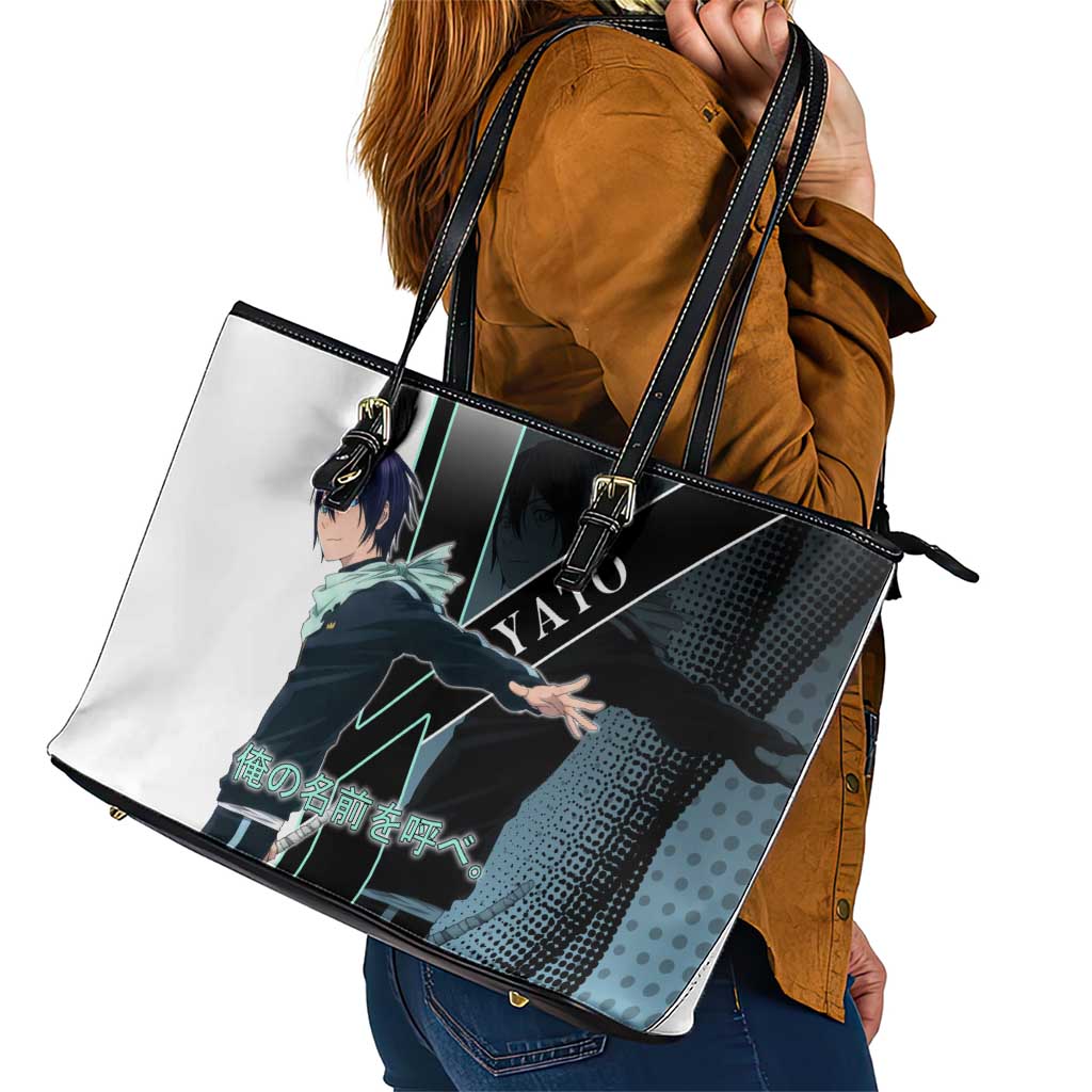 Yato Leather Tote Bag Urban Celestial Anime Style