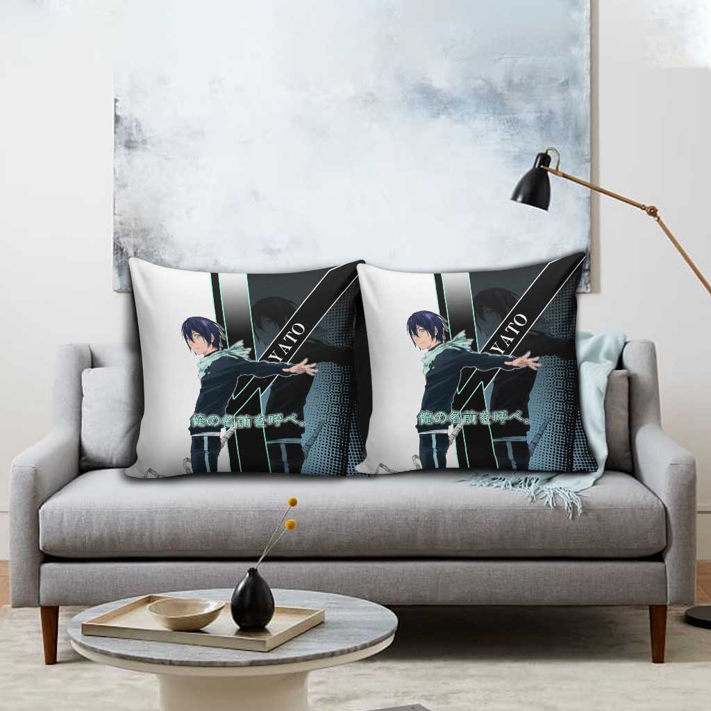 Yato Pillow Cover Urban Celestial Anime Style