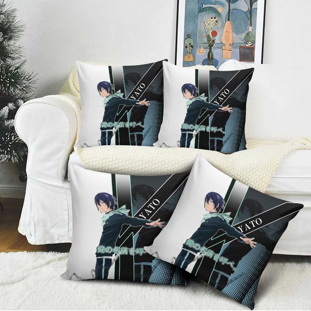 Yato Pillow Cover Urban Celestial Anime Style