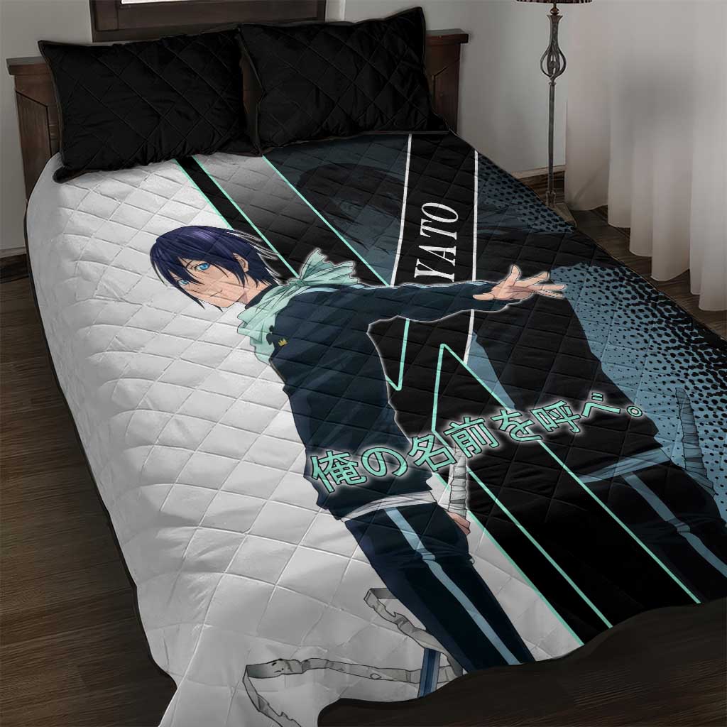 Yato Quilt Bed Set Urban Celestial Anime Style