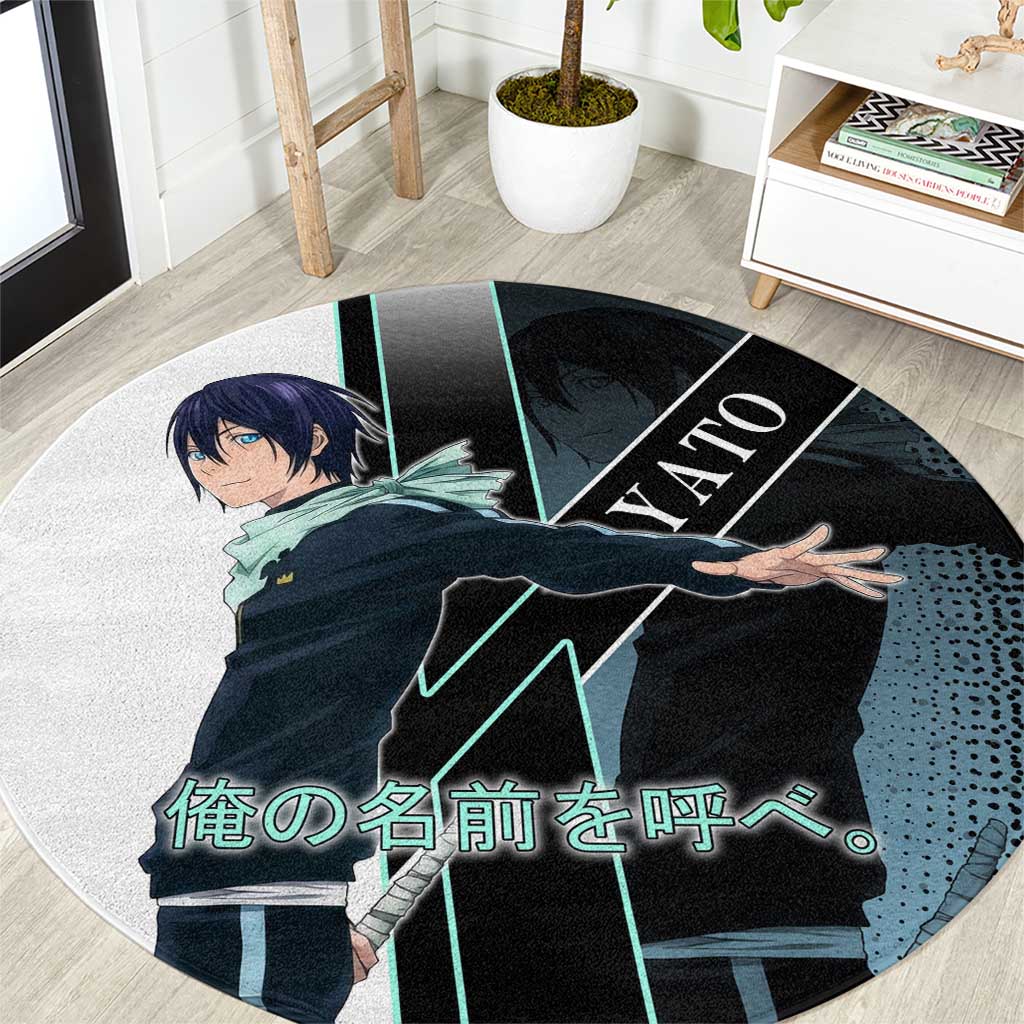 Yato Round Carpet Urban Celestial Anime Style