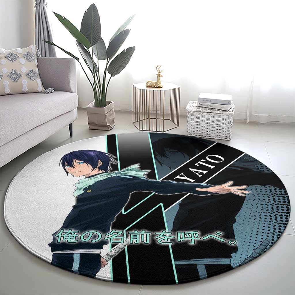 Yato Round Carpet Urban Celestial Anime Style