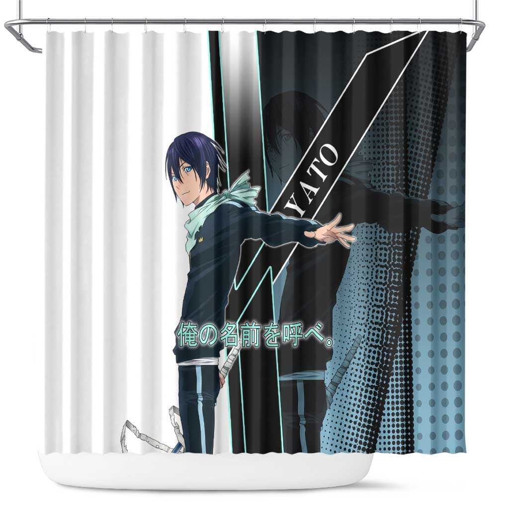 Yato Shower Curtain Urban Celestial Anime Style