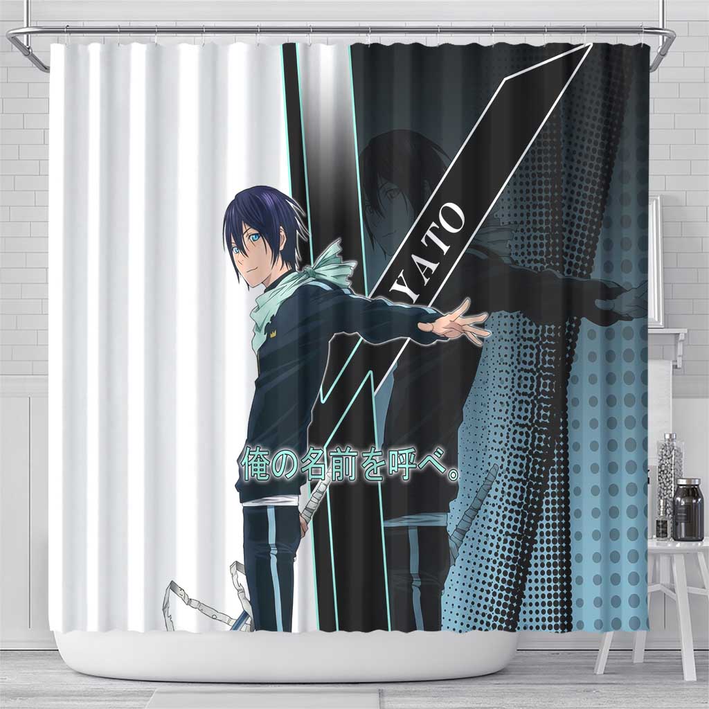 Yato Shower Curtain Urban Celestial Anime Style
