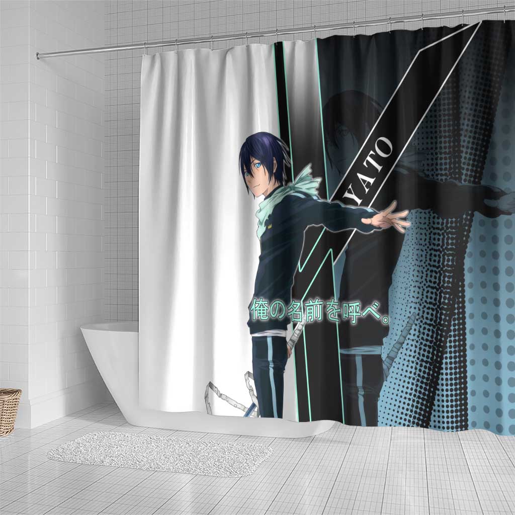 Yato Shower Curtain Urban Celestial Anime Style