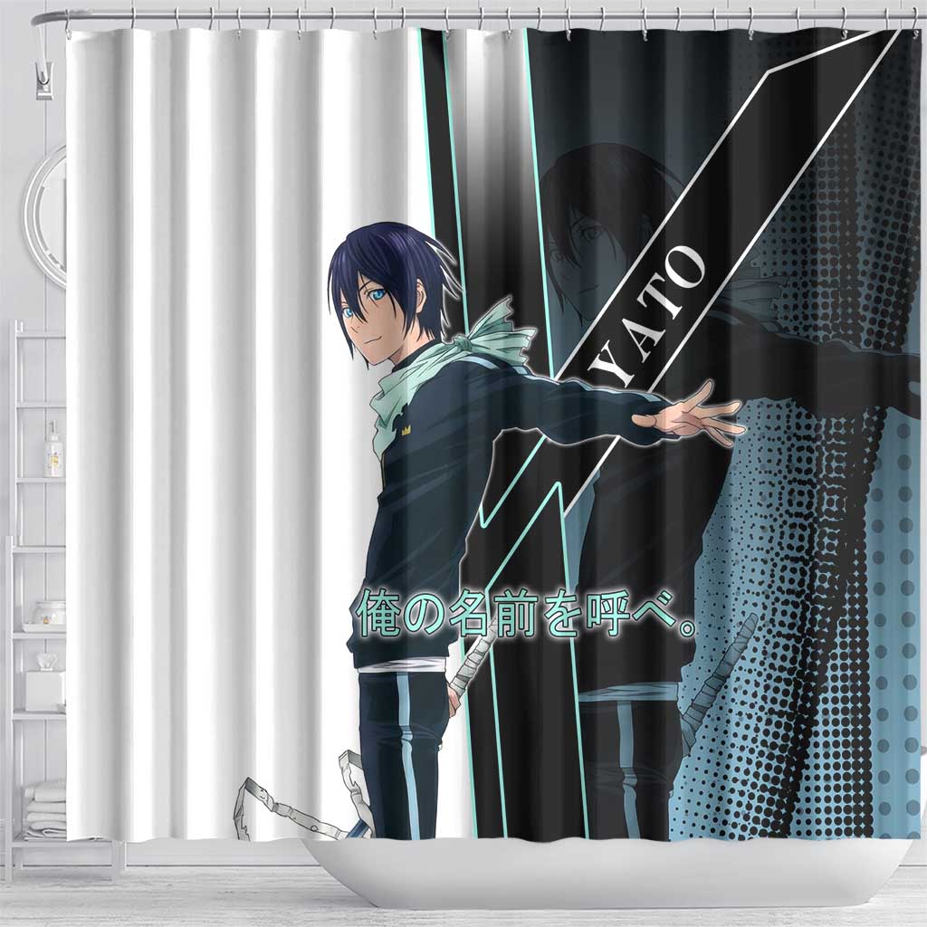 Yato Shower Curtain Urban Celestial Anime Style