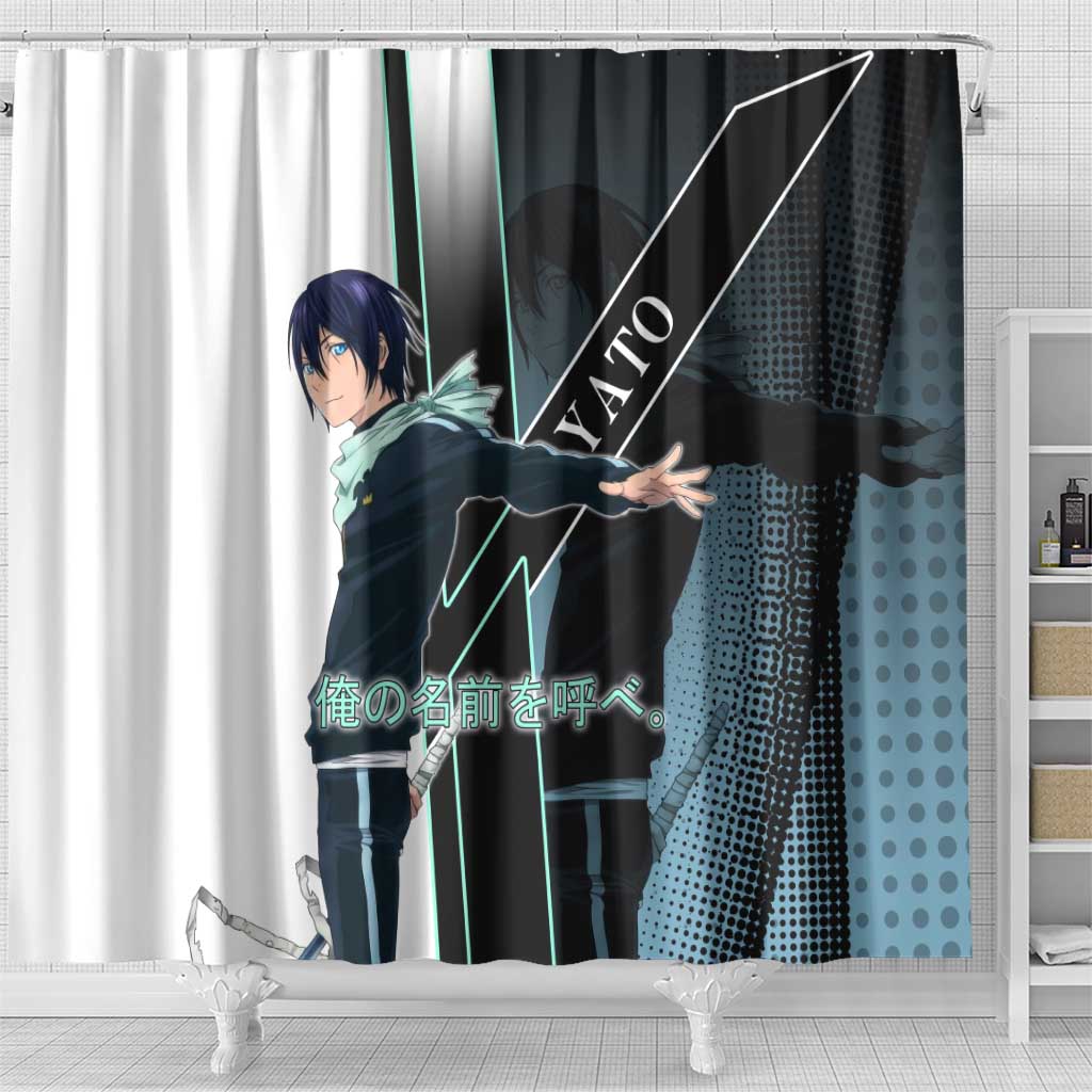 Yato Shower Curtain Urban Celestial Anime Style