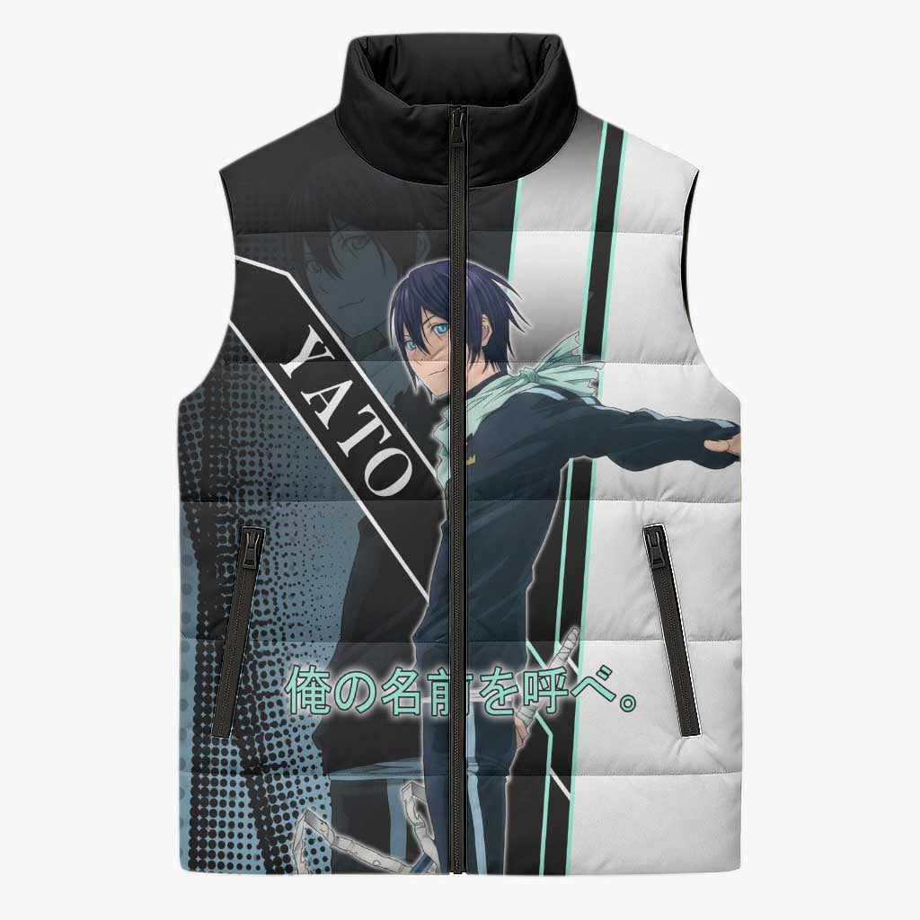 Yato Sleeveless Puffer Jacket Urban Celestial Anime Style
