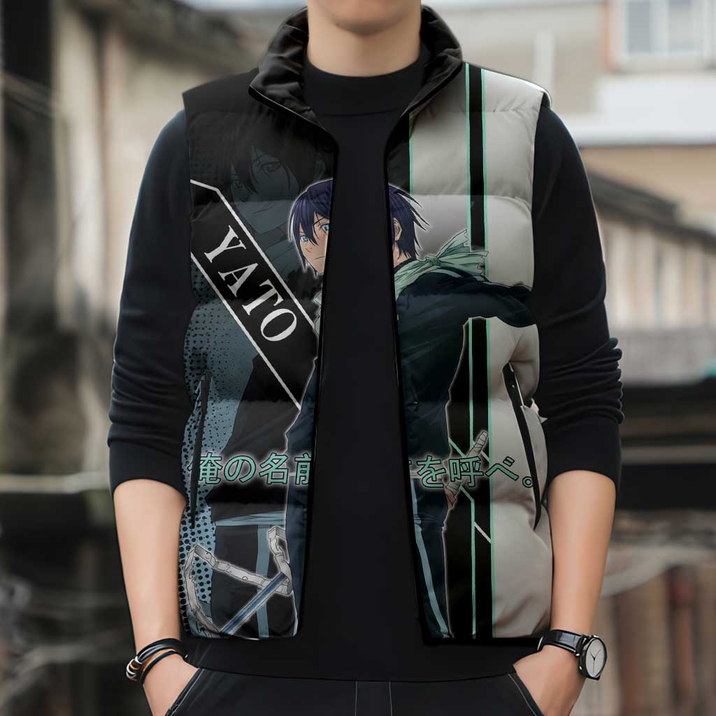 Yato Sleeveless Puffer Jacket Urban Celestial Anime Style