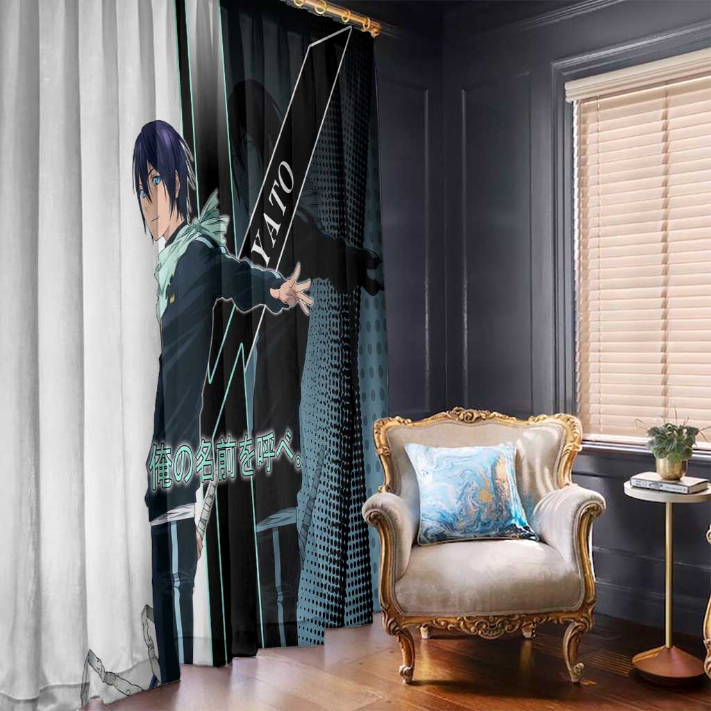 Yato Window Curtain Urban Celestial Anime Style