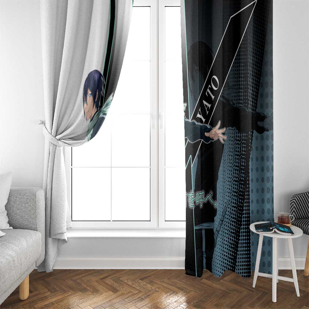 Yato Window Curtain Urban Celestial Anime Style