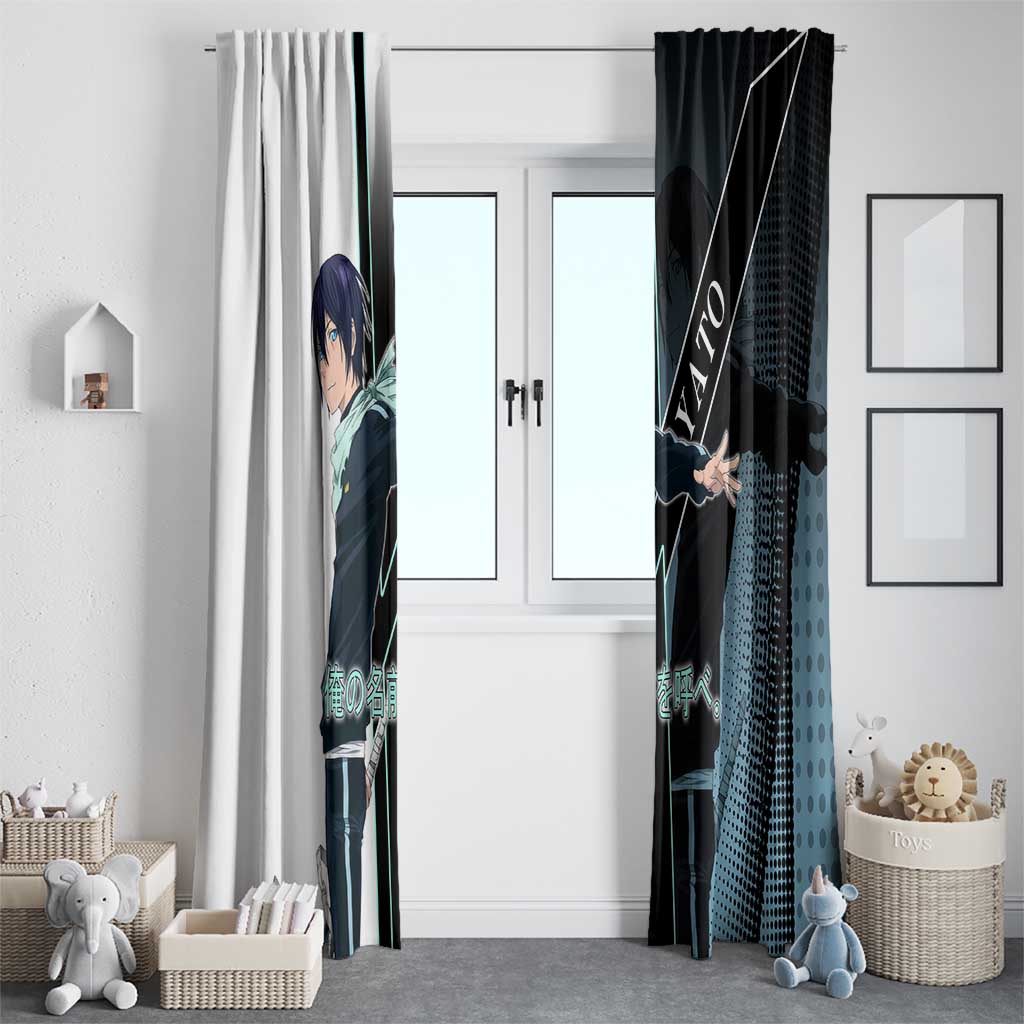 Yato Window Curtain Urban Celestial Anime Style