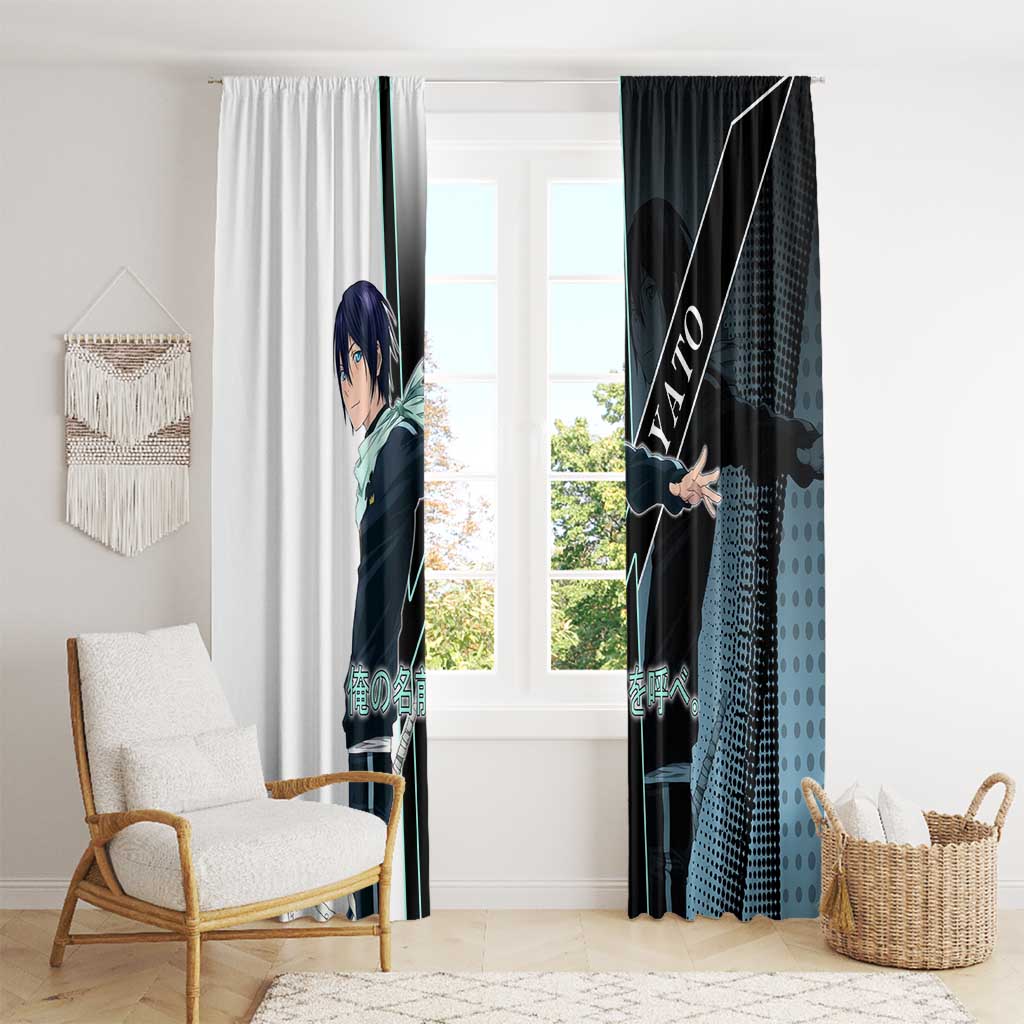 Yato Window Curtain Urban Celestial Anime Style
