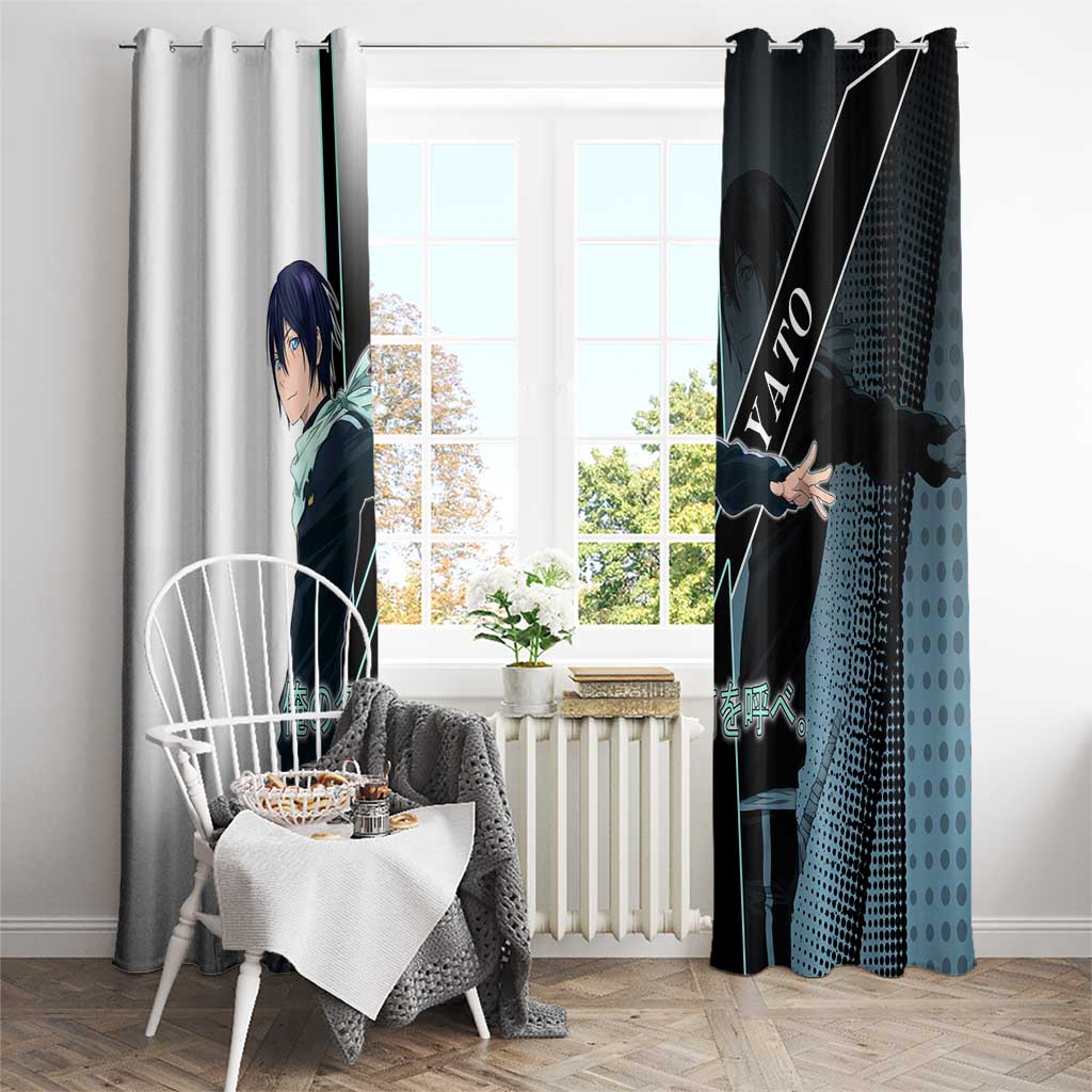 Yato Window Curtain Urban Celestial Anime Style
