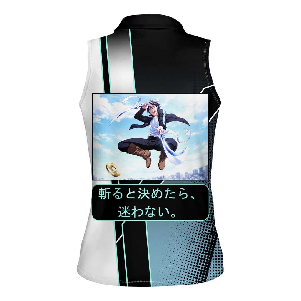 Yato Women Sleeveless Polo Shirt Urban Celestial Anime Style