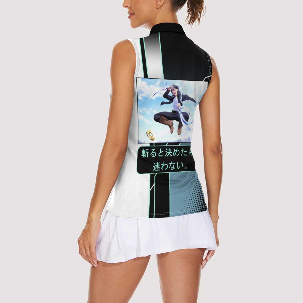 Yato Women Sleeveless Polo Shirt Urban Celestial Anime Style