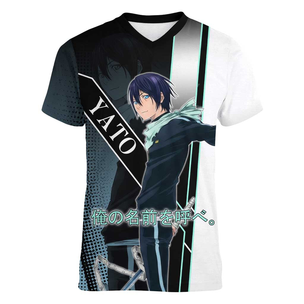 Yato Women V-Neck T-Shirt Urban Celestial Anime Style