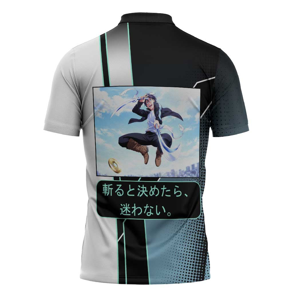 Yato Zipper Polo Shirt Urban Celestial Anime Style