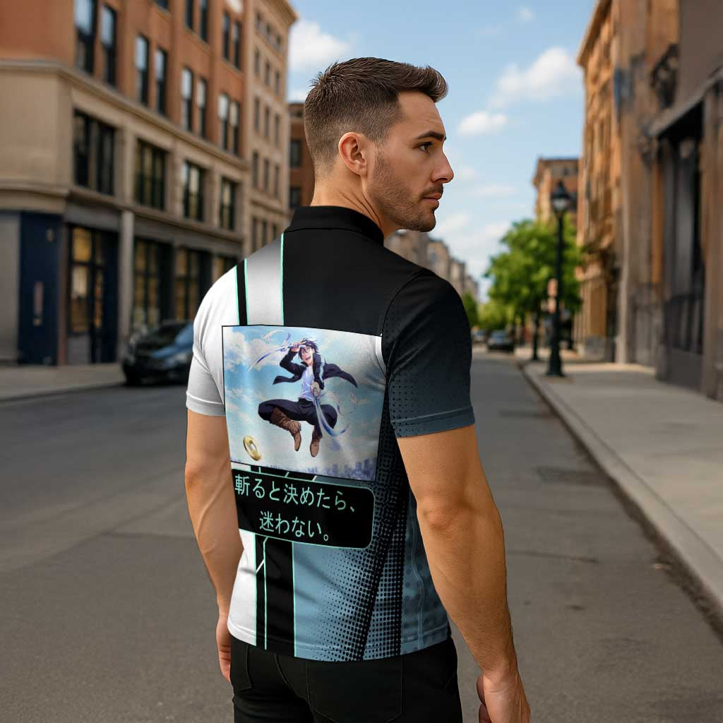Yato Zipper Polo Shirt Urban Celestial Anime Style