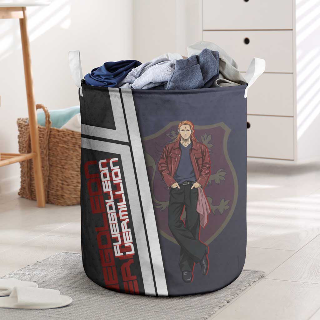 Black Clover Fuegoleon Vermillion Laundry Basket Anime Illustration Style