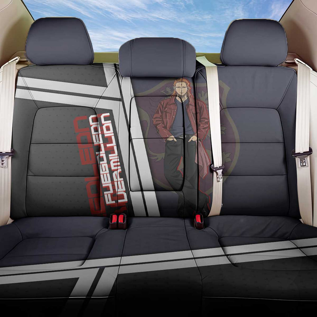 Black Clover Fuegoleon Vermillion Back Car Seat Cover Anime Illustration Style
