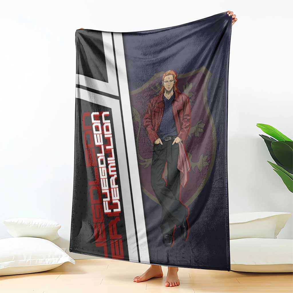 Black Clover Fuegoleon Vermillion Blanket Anime Illustration Style