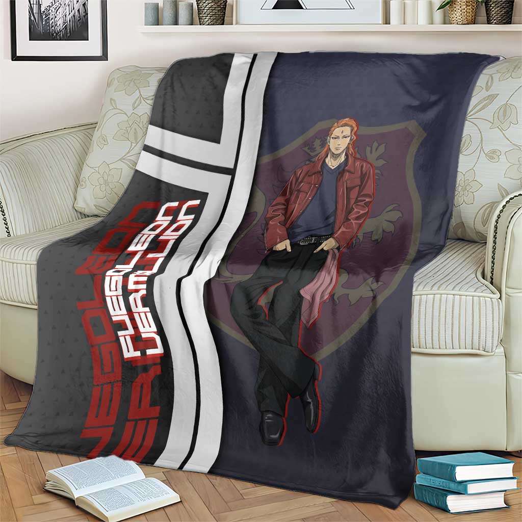 Black Clover Fuegoleon Vermillion Blanket Anime Illustration Style