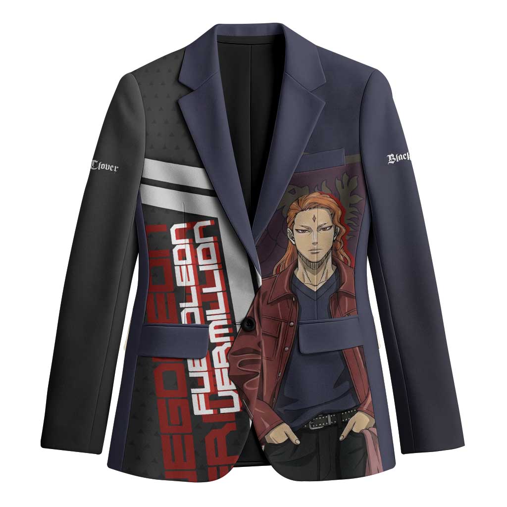 Black Clover Fuegoleon Vermillion Blazer Anime Illustration Style