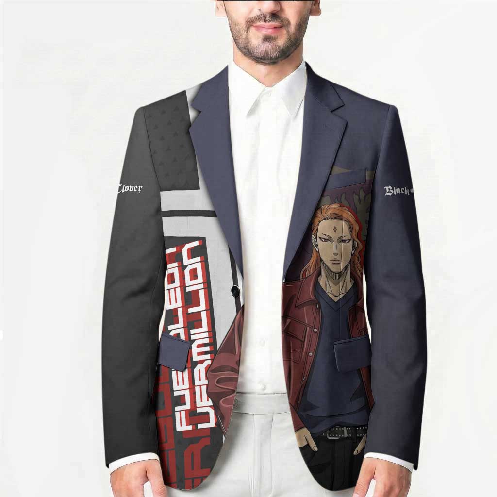 Black Clover Fuegoleon Vermillion Blazer Anime Illustration Style