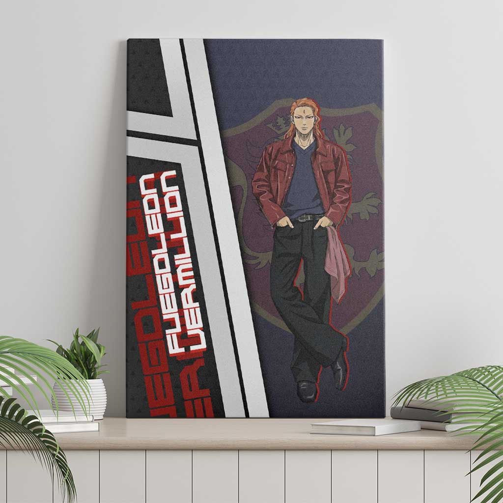Black Clover Fuegoleon Vermillion Canvas Wall Art Anime Illustration Style