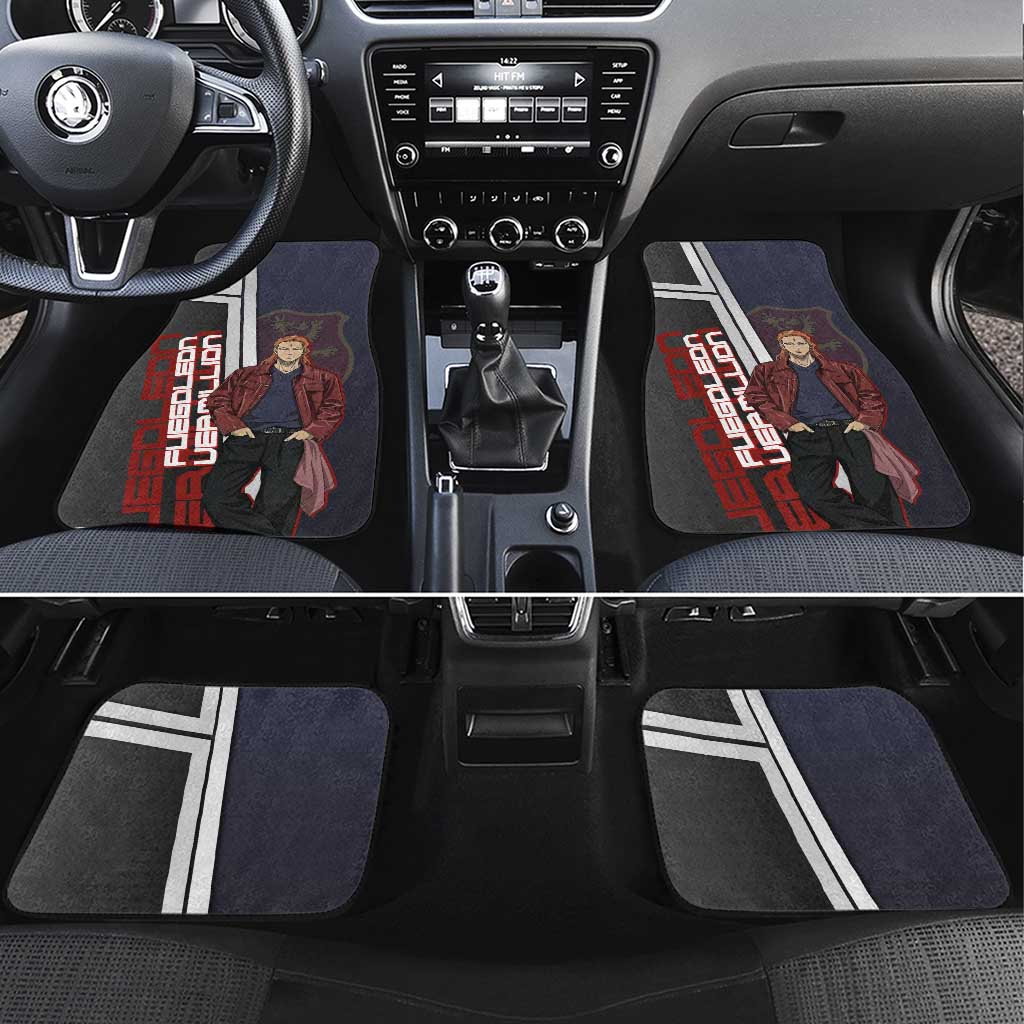Black Clover Fuegoleon Vermillion Car Mats Anime Illustration Style