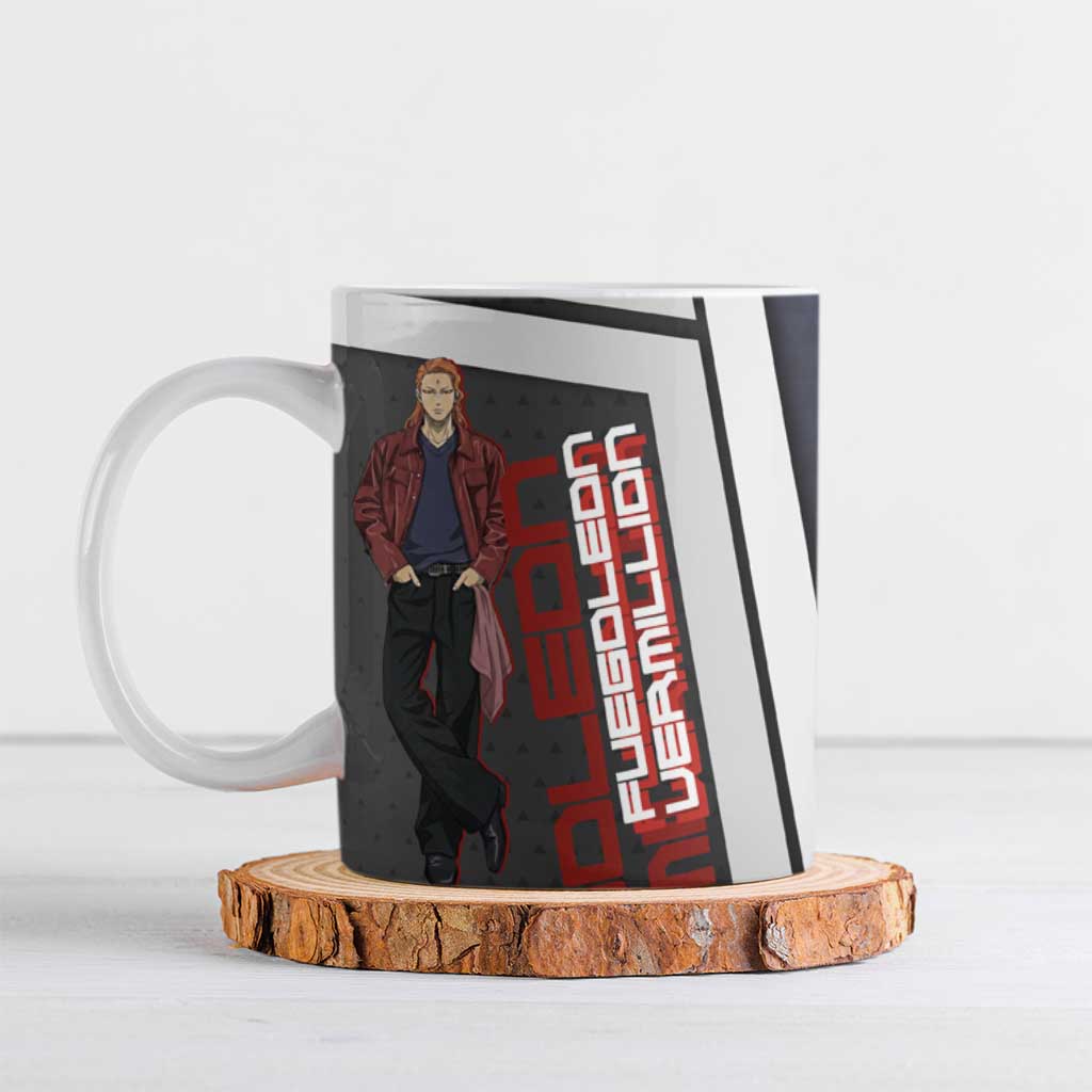 Black Clover Fuegoleon Vermillion Ceramic Mug Anime Illustration Style