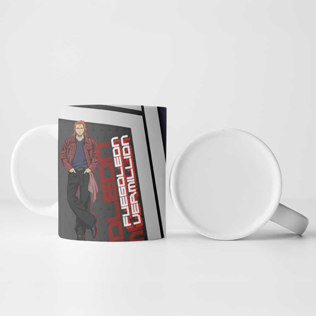 Black Clover Fuegoleon Vermillion Ceramic Mug Anime Illustration Style