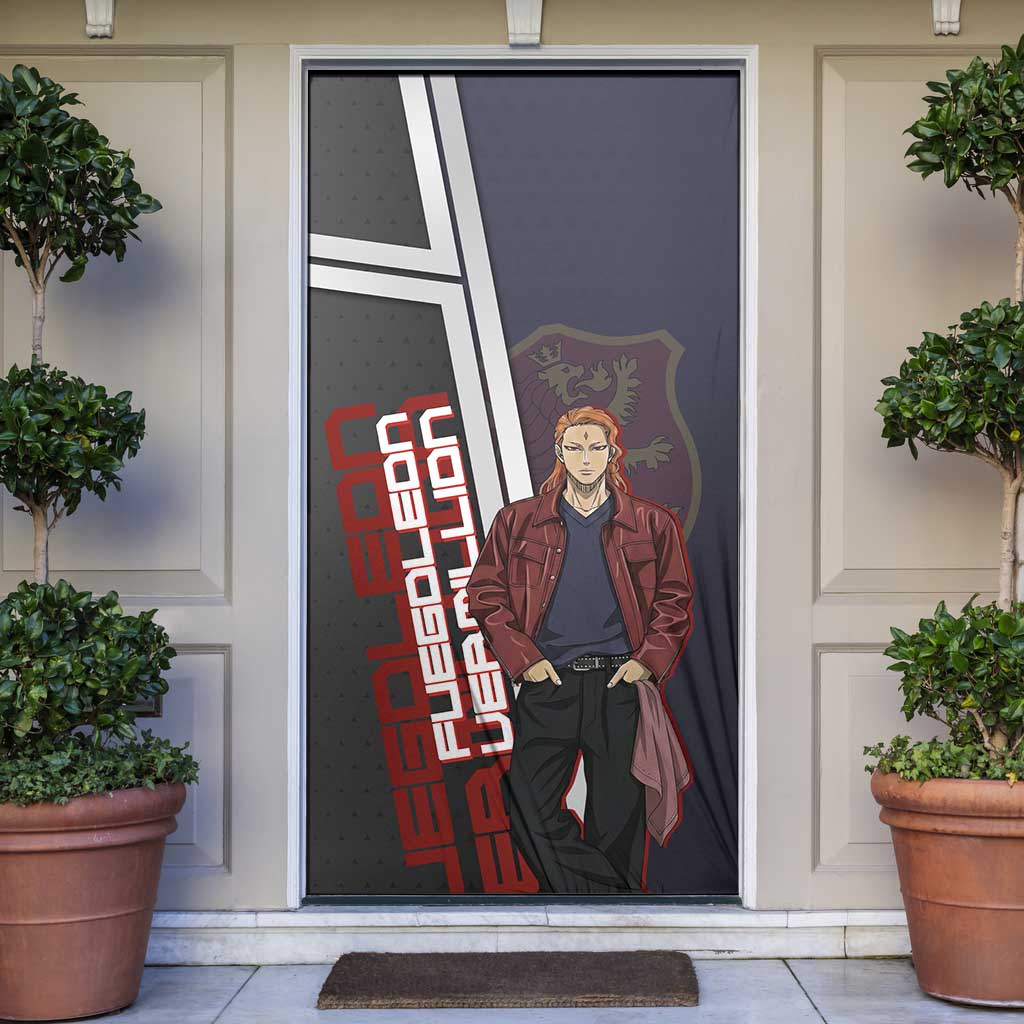 Black Clover Fuegoleon Vermillion Door Cover Anime Illustration Style