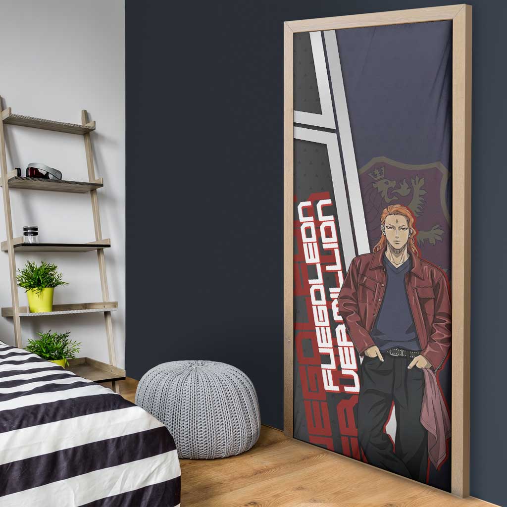 Black Clover Fuegoleon Vermillion Door Cover Anime Illustration Style