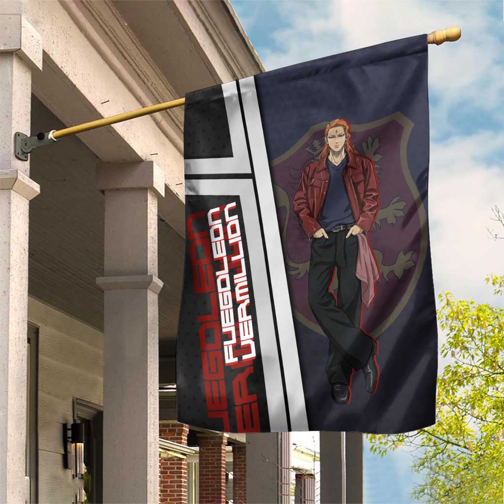 Black Clover Fuegoleon Vermillion Garden Flag Anime Illustration Style