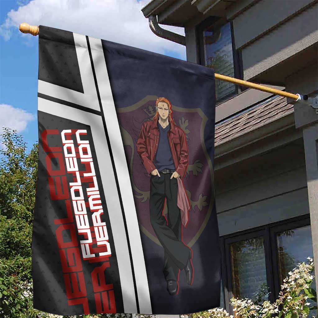Black Clover Fuegoleon Vermillion Garden Flag Anime Illustration Style