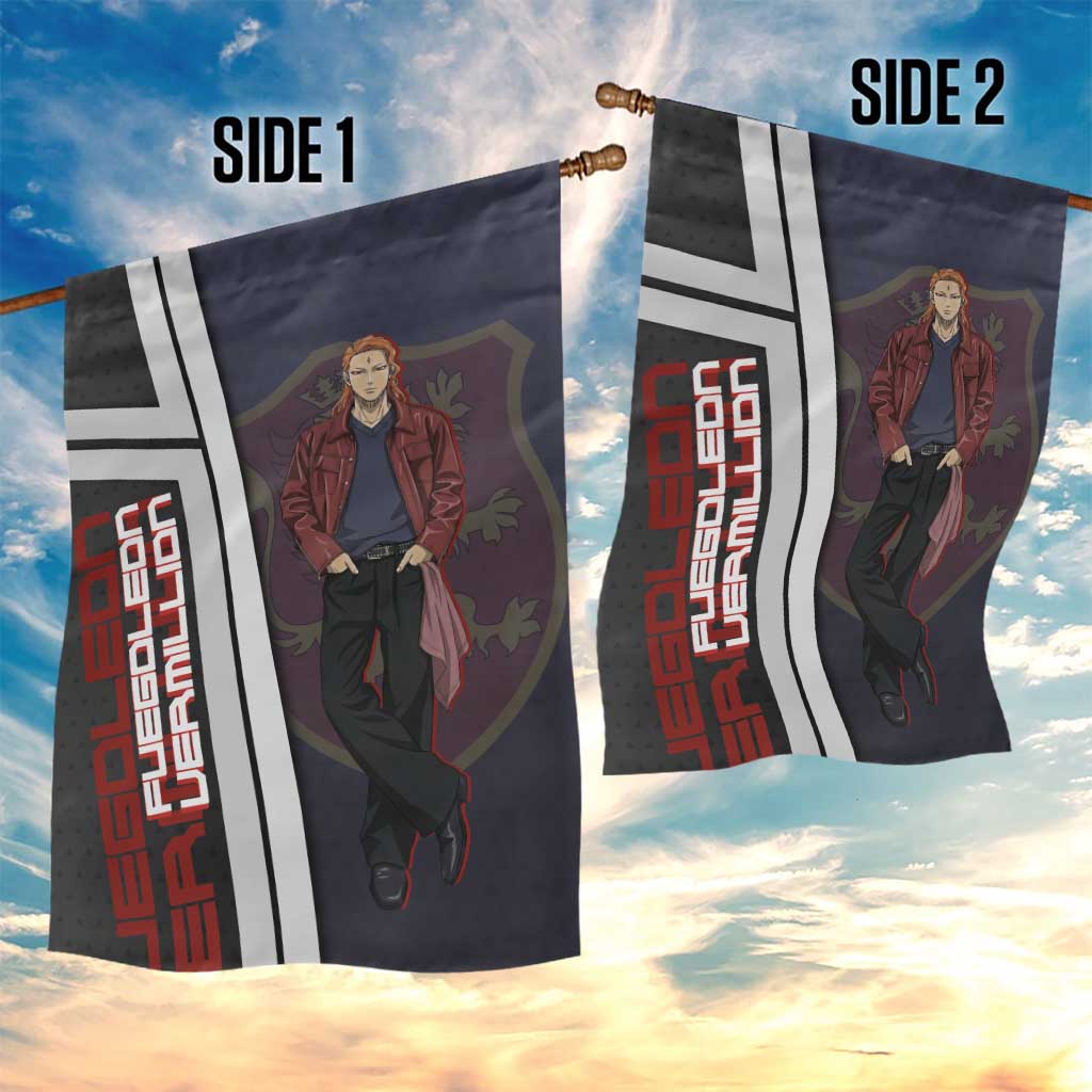 Black Clover Fuegoleon Vermillion Garden Flag Anime Illustration Style