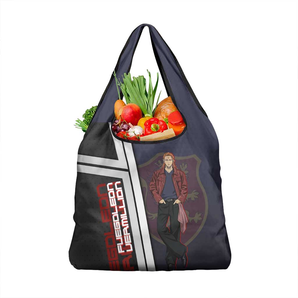 Black Clover Fuegoleon Vermillion Grocery Bag Anime Illustration Style
