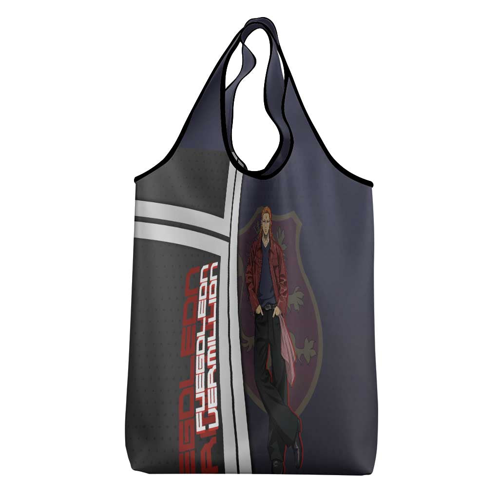 Black Clover Fuegoleon Vermillion Grocery Bag Anime Illustration Style
